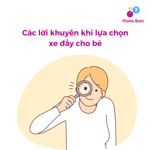 Các lời khuyên khi lựa chọn xe đẩy cho bé