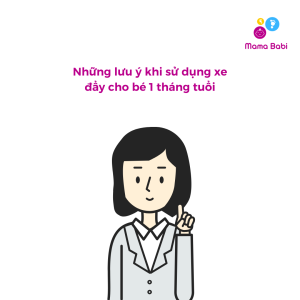 Những lưu ý khi lựa chọn xe đẩy cho bé 1 tháng tuổi